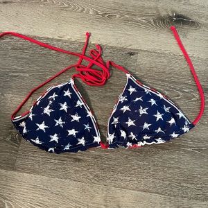 🇺🇲Reversible American flag bikini top🇺🇲